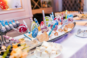 dessert sweet buffet at the party