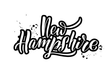 Vector calligraphy illustration isolated on white background