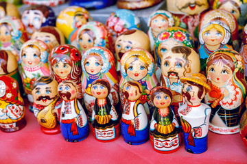 Wooden Nesting Dolls or Russian Matryoshka Dolls for sale in St Petersburg, Russia