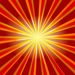 Obraz premium Absract sun burst vector illustration