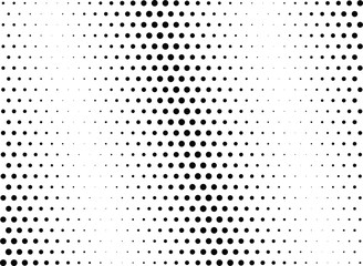 Abstract halftone dotted background. Futuristic grunge pattern, dot and circles.  Vector modern optical pop art texture for posters, sites, business cards, cover, postcards, labels, stickers layout.