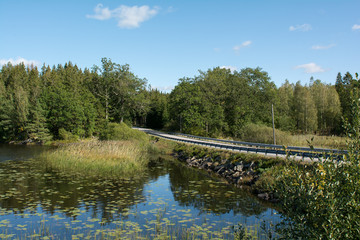 Bridge on the west coast in Sweden