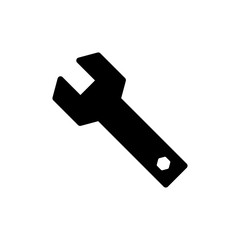 Wrench icon design trendy