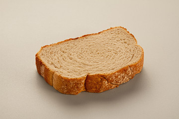 closeup of a slice of bread
