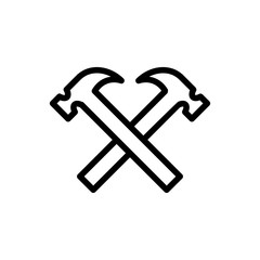 hammer icon trendy