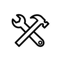 hammer icon trendy
