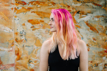 Pink Hair Woman