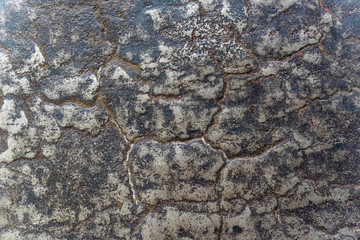 Uneven texture of old metal for abstract background