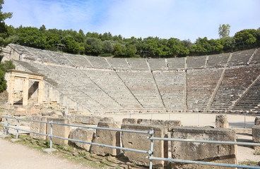 Fototapeta na wymiar the ancient theater of Epidaurus Argolis Greece