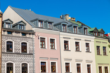 Fototapeta na wymiar Buildings in Lublin, Poland