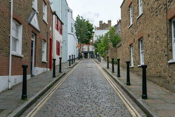 Streets of Hampstead in London.