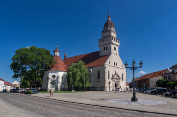 Fototapeta na wymiar Church of Saint Michael in Skalica, Slovakia