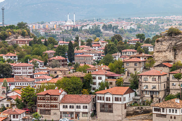 Fototapeta na wymiar Traditional ottoman houses in Safranbolu