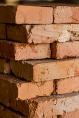 Obraz premium solid brick baked inside the pottery