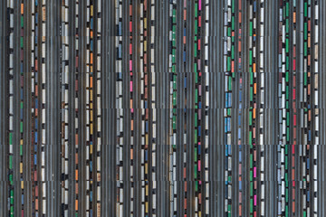 Rail Road Cars (Collage), Atlanta, Georgia