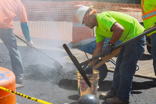 Flexible pavements, the upper layer of asphalt a construction aggregate with bituminous binder.