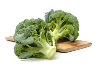 Broccoli vegetable on white background 