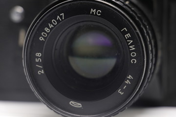  camera lens glass and reflection