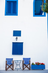Beautiful house at the Firostefani village in Santorini Island