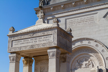 Ablain-Saint-Nazaire, France. 2019/9/14. Necropolis of Notre-Dame-de-Lorette, memorial of the WW I (1914-1918).