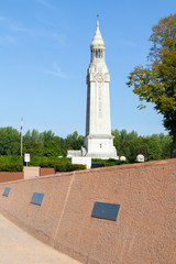 Obraz premium Ablain-Saint-Nazaire, France. 2019/9/14. Necropolis of Notre-Dame-de-Lorette, memorial of the WW I (1914-1918).