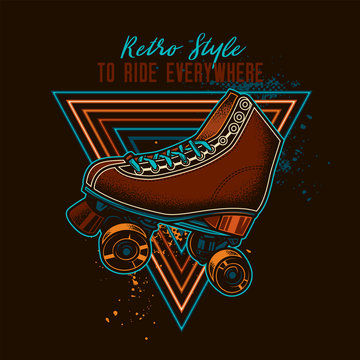 Download 1 509 Best Roller Skate Logo Images Stock Photos Vectors Adobe Stock