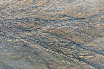 natural pattern from water on sand, background, texture