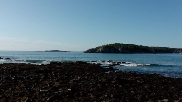 coast of Maine aerial 