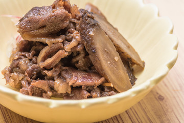 牛肉と牛蒡のしぐれ煮