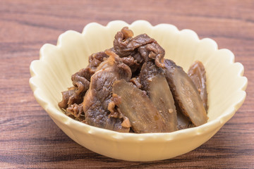 牛肉と牛蒡のしぐれ煮