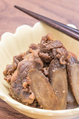牛肉と牛蒡のしぐれ煮