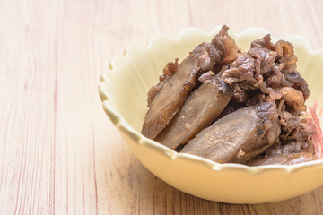 牛肉と牛蒡のしぐれ煮