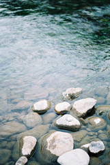 stones in water