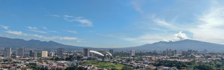 La Sabana Park, Costa Rica National Stadium (Estadio Nacional de Costa Rica) and Dowtown San Jose,...