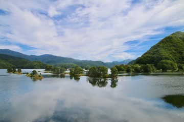 秋元湖（福島県・裏磐梯）