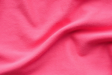Fototapeta na wymiar Abstract pink fabric cloth texture background