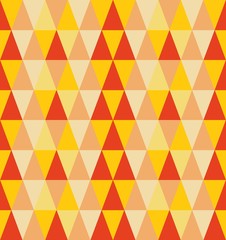 Fototapeta premium Beautiful seamless pattern in Autumn theme for decoration. Geometric pattern for wallpaper of backdrop.