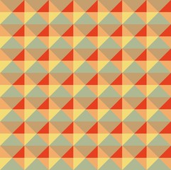 Beautiful seamless pattern in Autumn theme for decoration. Geometric pattern for wallpaper of backdrop.