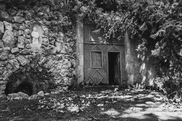 old house in the forest
