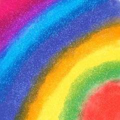 Coloring water is a rainbow of unevenness colors. surface full of small colored dots.abstract background
