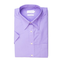 shirt or isolated folded fashionable men shirt new.