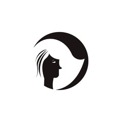 Hair logo template vector icon design