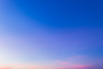 Obraz premium Evening sky with colorful sunlight,dusk sky