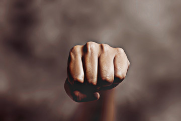 Punch. Gray background.  Emphasis pattern.  パンチ　グレー背景　 強調パターン