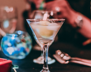 Elegant Cocktail at Dinner