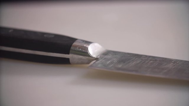 chef takes an owl a sharp knife