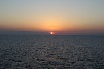 Sunset at Sea