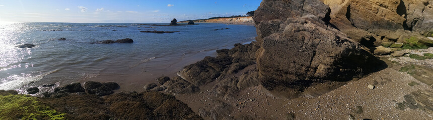 Paysage de Bretagne - Plage de la mine d'or dans le morbihan