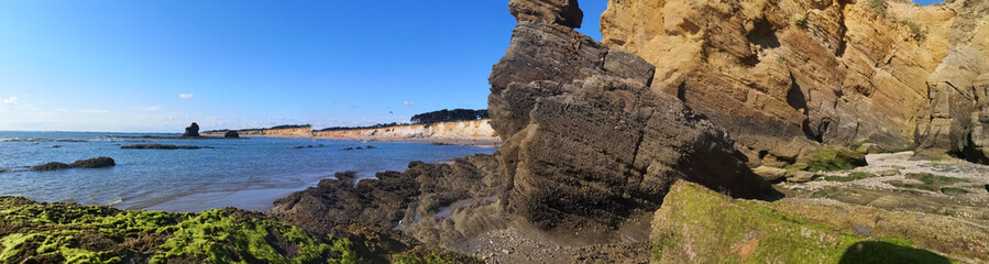 Paysage de Bretagne - Plage de la mine d'or dans le morbihan