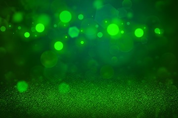 Obraz premium cute shining glitter lights defocused bokeh abstract background, holiday mockup texture with blank space for your content